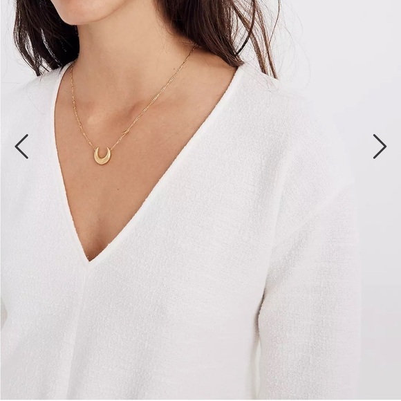 Madewell Textured Tie-Front Top - Picture 3 of 10